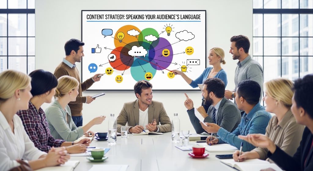 Content strategy focused on understanding and speaking your audience's language effectively